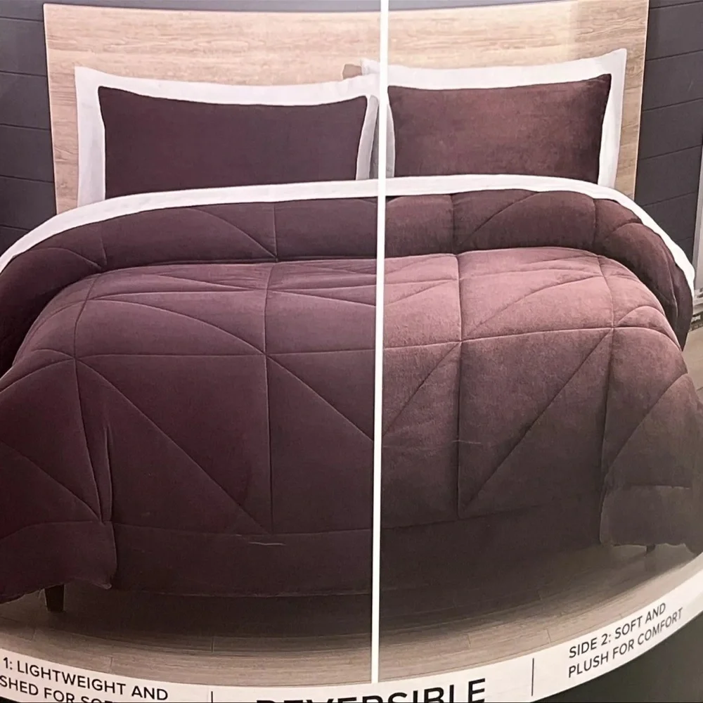 Ugg Corey Twin/Twin XL Comforter Set 68X90 1Sham 26X20 Lodge(Brown) Oeko Tex NEW